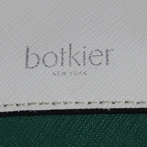 Botkier Cobble Hill Two Tone Green White Leather Cross Body Shoulder Mini Bag - Picture 8 of 9